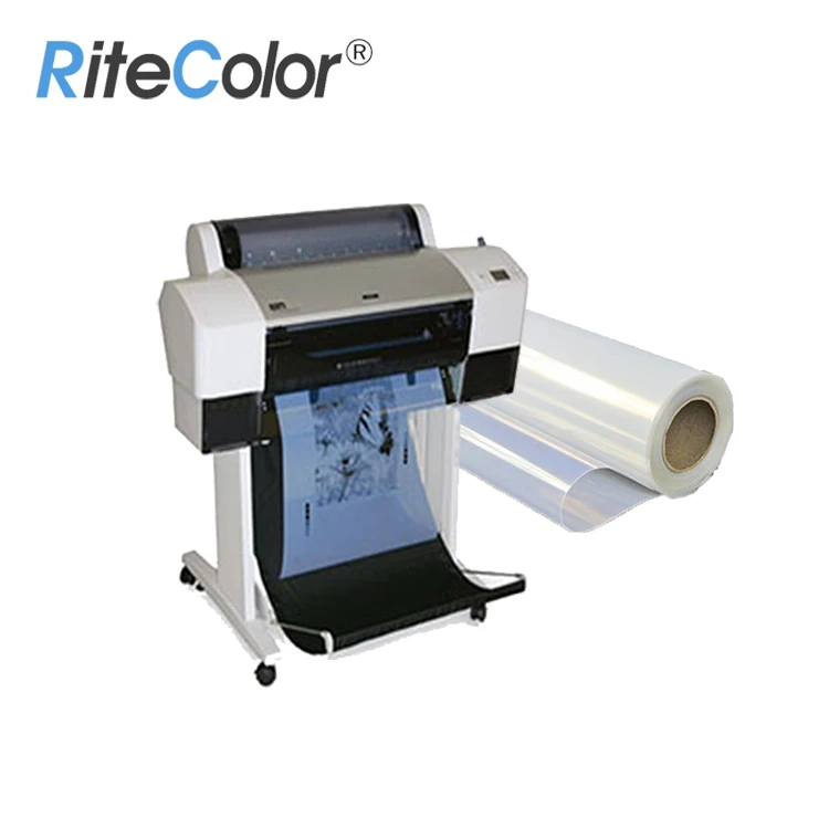 100mic Screen Printing Waterproof Milky Transparent Positive Inkjet Film for EPSON Printer