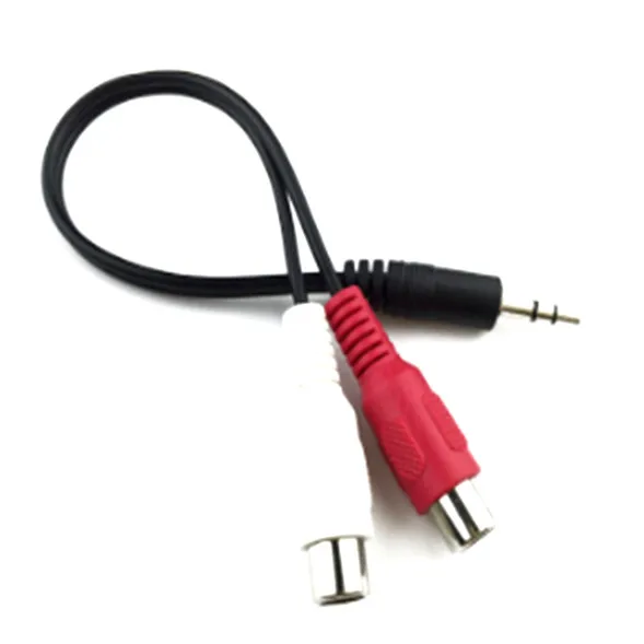 RCA SOCKET TO  PH2.0-8P AV video signal input output cable conversion connection plate lead processing