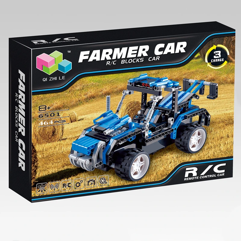 DIY rc drift car plastic toy car constructor building blocks toys