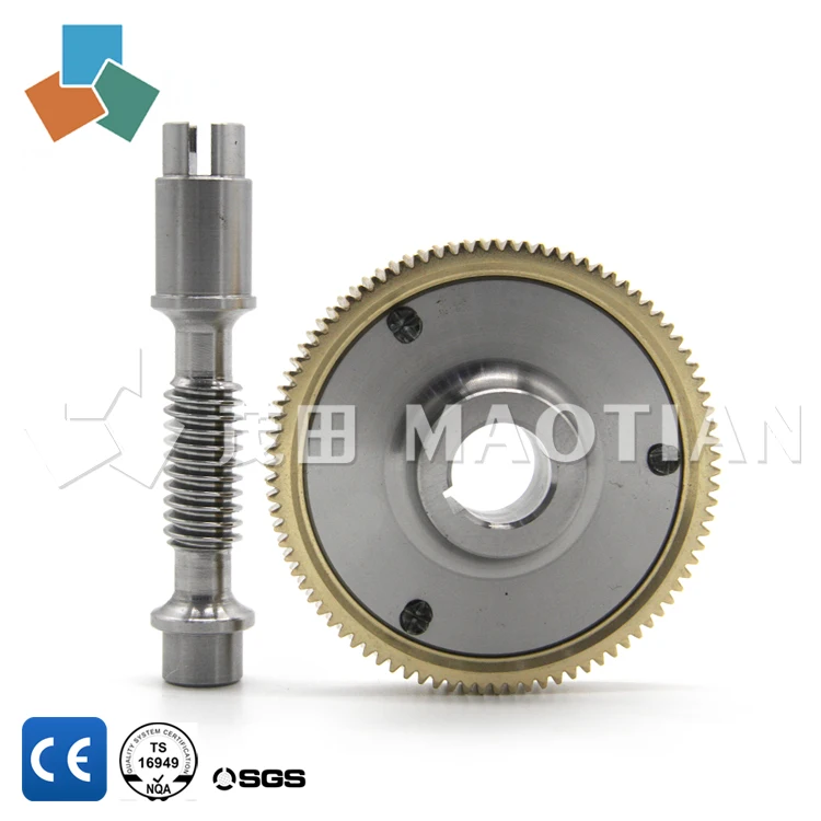 
Wholesale OEM customized high precision forging worm gears 6108 6109 for the fitness equipment / steady velocity ratio 