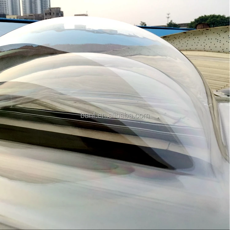 400---2100MM PC \ PMMA Triple layer polycarbonate lighting dome for roof lighting