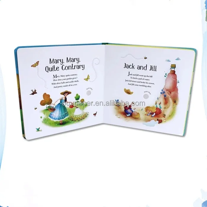 Полноцветная детская картонная книга в твердом