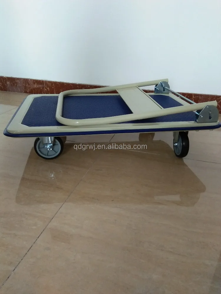 300KG Foldable Economy Platform Hand Truck Trolley for Stores & Workshops