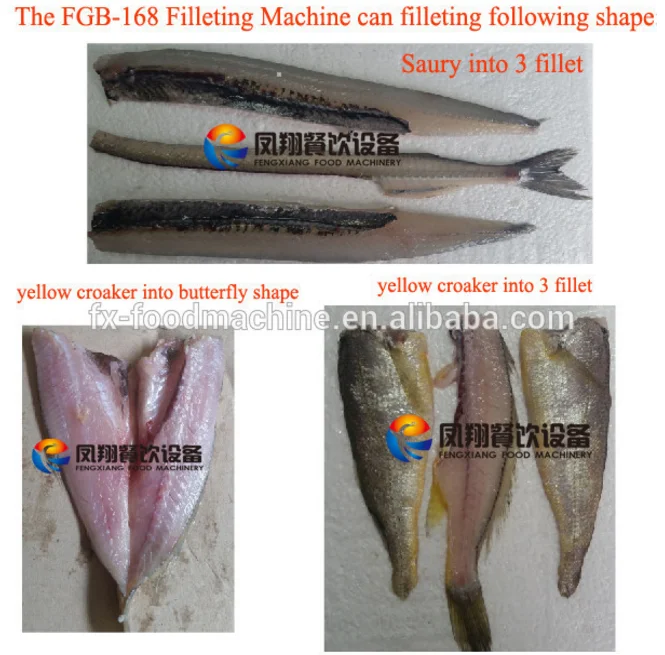 FGB-180 Automatic Salmon Fish Filleting Machine Fish Debone Machine