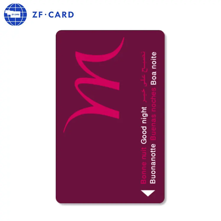 T5577 Glossy PVC Card Rfid Hotel Key Card