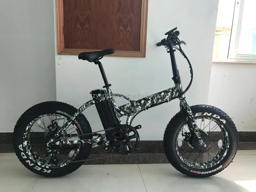 
Super tandem folding electric pocket/mountain bike with suspension fork 