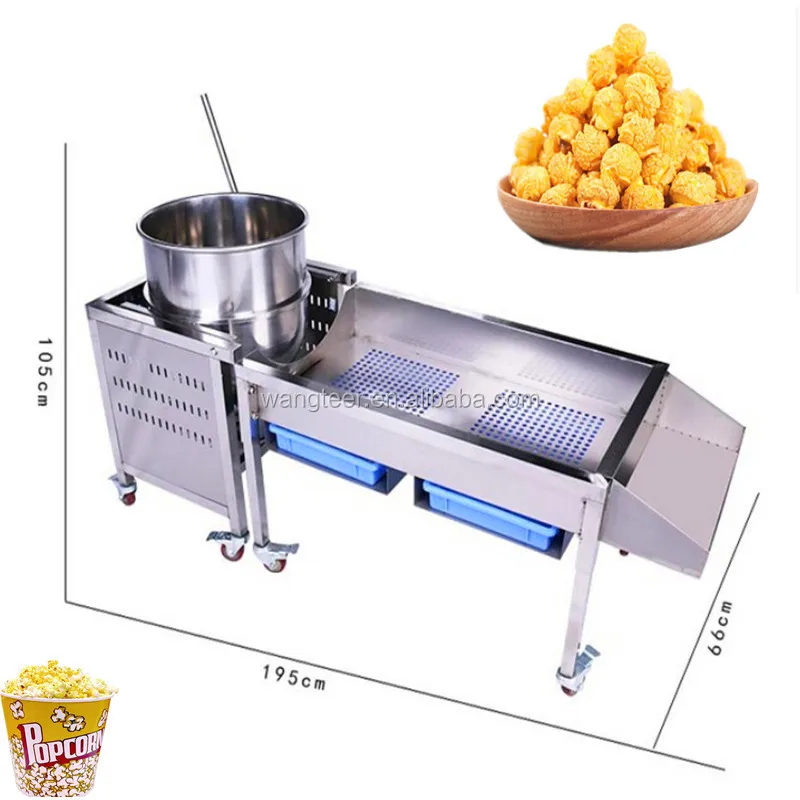 Commercial food grade stainless steel corn  Makers popcorn machine