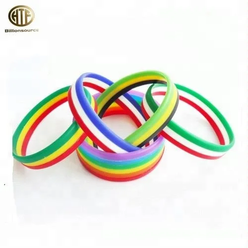 France Germany Italy Spain USA Country National Silicone Flag Bracelet