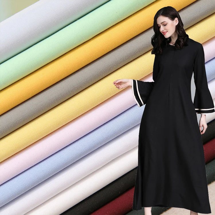 Fashion 100% polyester comfortable crepe abaya material fabric