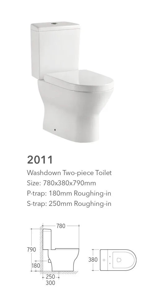 Good quality bathroom sanitary ware decorated toilet suite