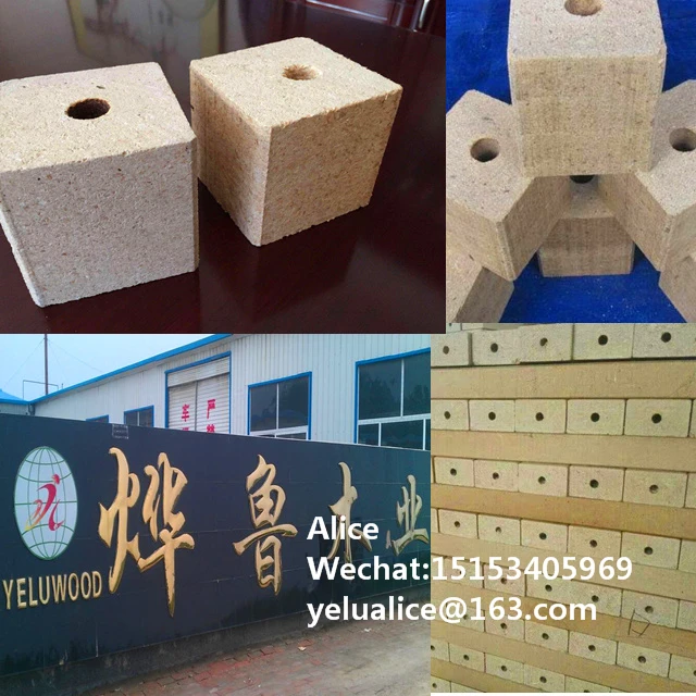 sawdust block for pallets/chipblock board price for pallet