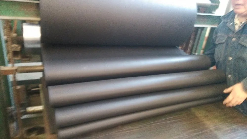 General Use Fine Ribbed Rubber Floorings Anti Fatigue Rubber Sheet Carpets Gym Mats