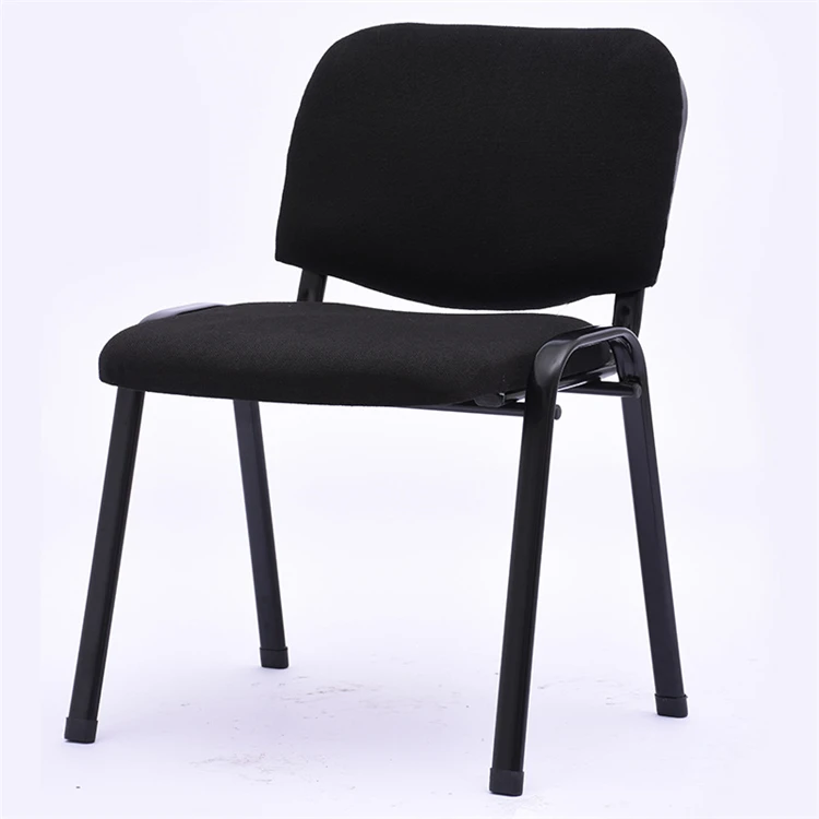 Wholesale Seat Office Meeting Stackable Conference Room Visitor Training Waiting Plastic Chair With Steel Leg Without Tyre