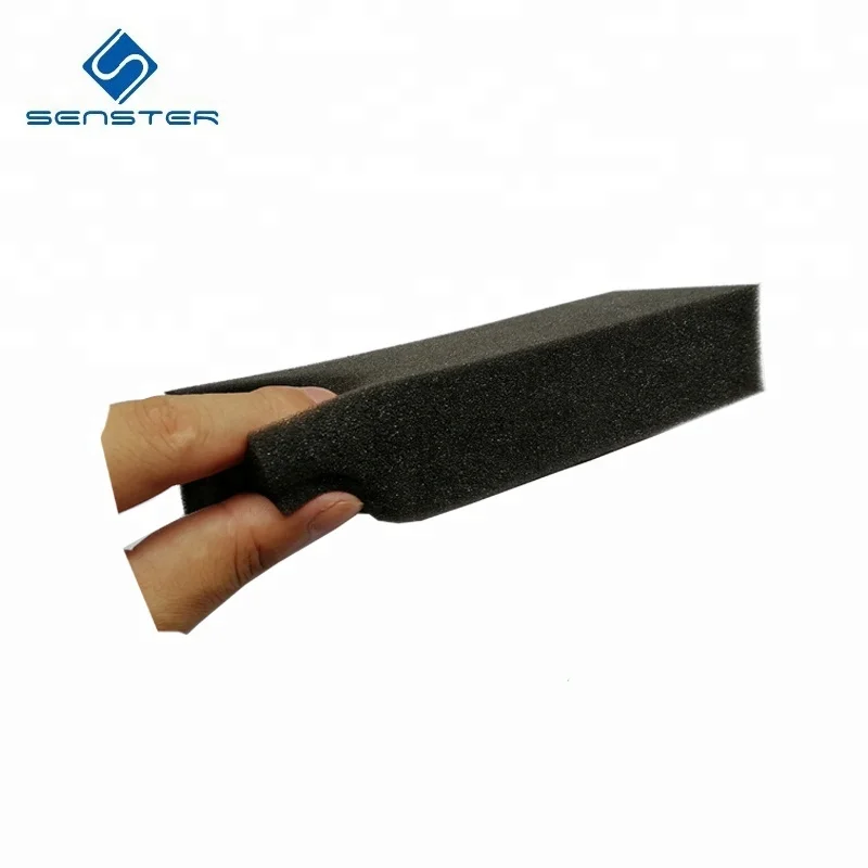 High density custom polyurethane foam block sponge foam block sponge foam glass block