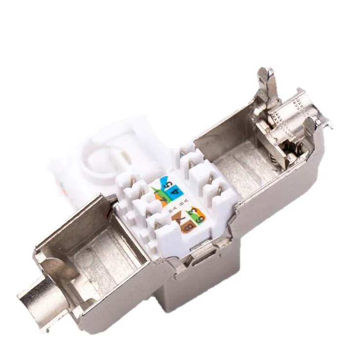 Top Quality Internet Cable Assembly Manufacturers 8P8C FTP RJ45 Cat6 Keystone Jack
