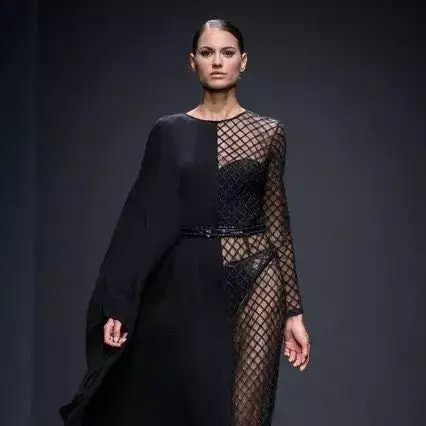 
TL Silk Lace fabric S/R Women Dress Silk Clip Jacquard Fabric White Colorful Dyeable Make To Order Customizable 