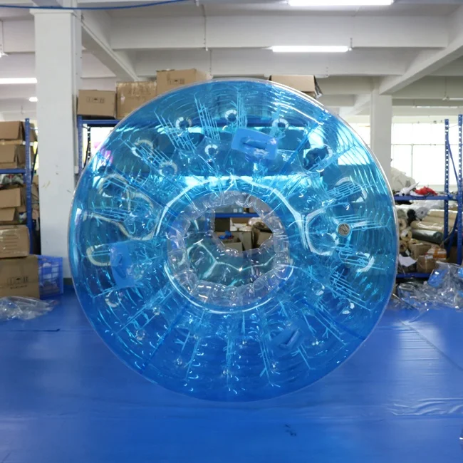 Hot selling 3.0 x 2.6 x 2m TPU adult inflatable water walking roller inflatable roller water ball