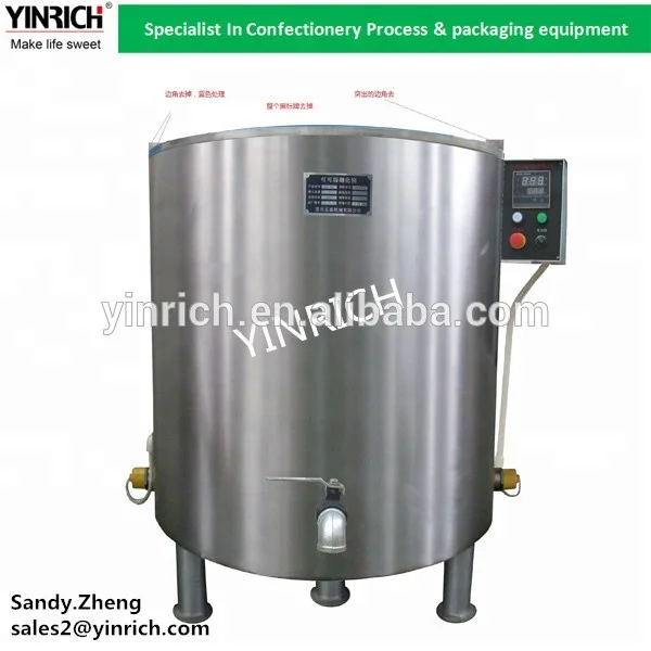 Stainless steel oil melting tank for Chocolate