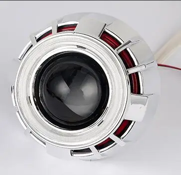 Auto Car Light Bi-xenon 3inch angel eyes colorful lamp bixenon projector lens headlightprojector lens fog lamp