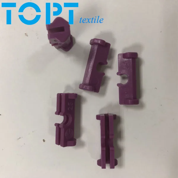 wholesale purple plastic spacer for Ring Frame spinning machine parts in size 2.5