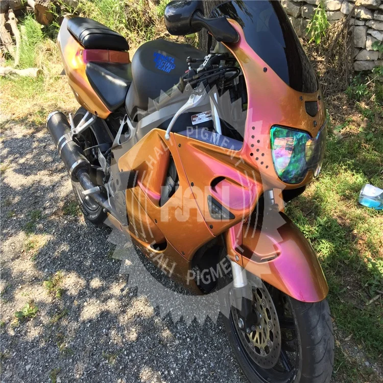 Motorcycle Paint Chamleon Mica Pigment Powder Holographic Unicorn Chameleon Aurora Nail Chrome Pigment Glitters Nail Decoration