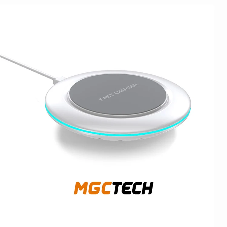 
2020 New Product Wireless Charging Portable Mini Table Qi Fast Mobile Phone Wireless Magnetic Induction Charger 