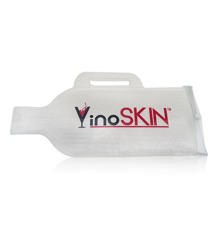 PVC bubbles Free Plastic Wine Bottle Air Bubble Protector Packaging WineSkin Bag for Travel Safe Ensure