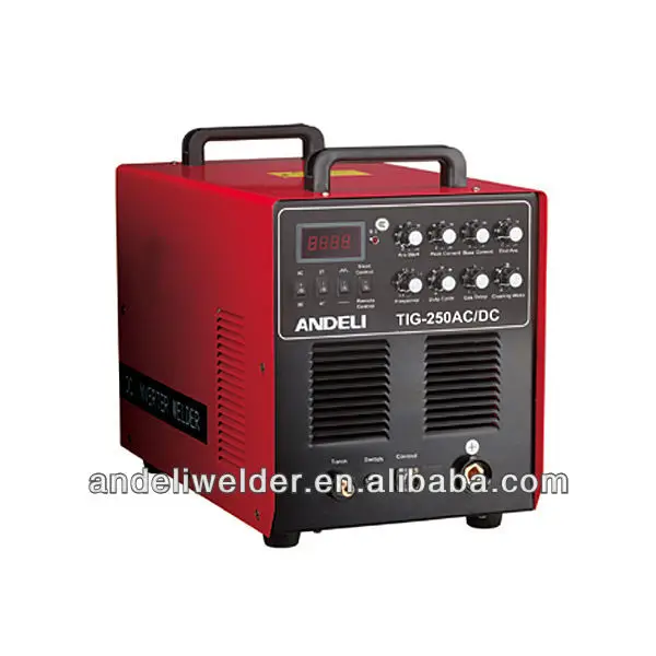 Hot selling aluminum welding machine IGBE Module DC Inverter TIG-250 AC/DC
