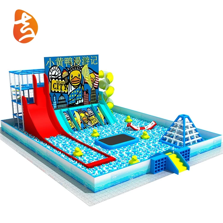 Ocean series multifunction attractive kids indoor playground with ball pool