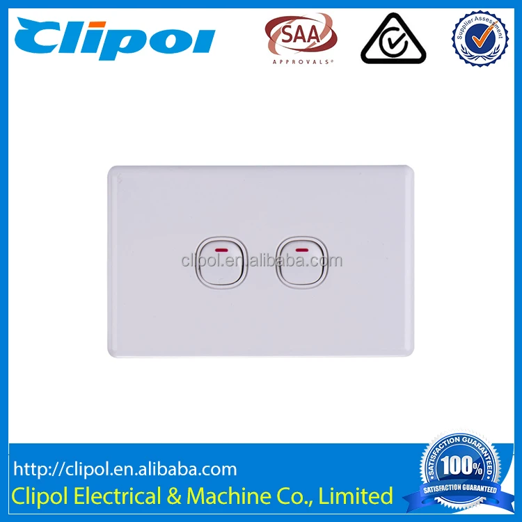 Электронный ПК Австралия SAA одобренная отечественными 2 банды выключатель света