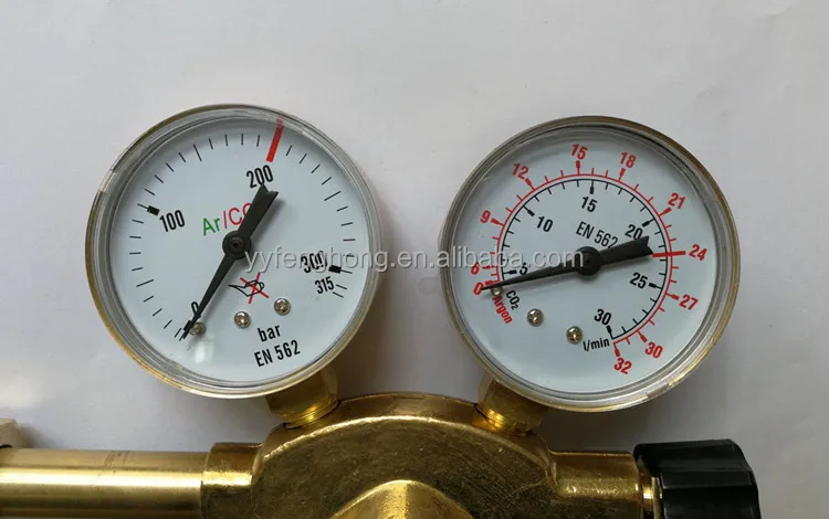 Italian European argon acetylene oxygen co2 LPG gas regulator with high pressure