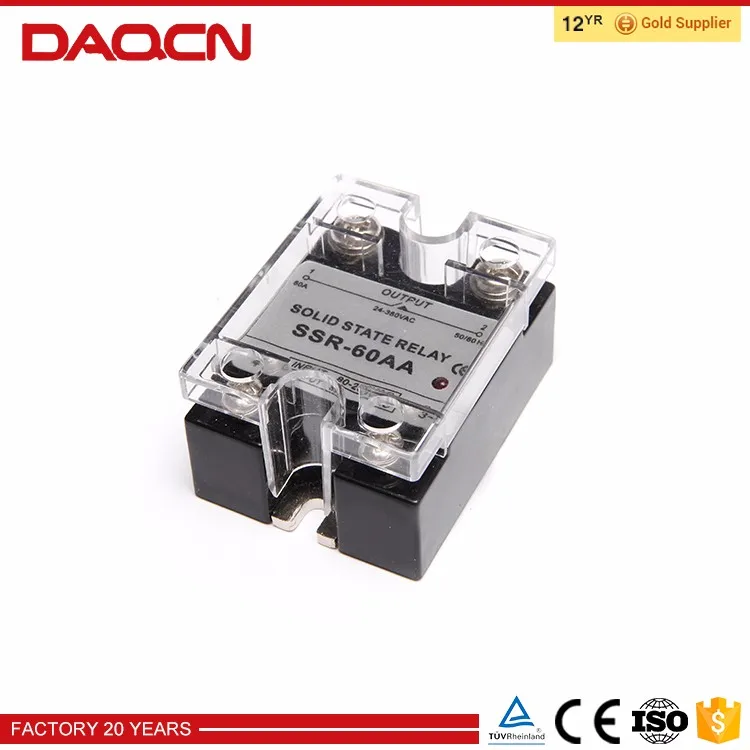 CE сертифицирована питания завод ССР реле