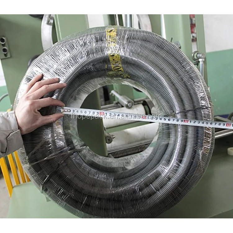 Factory plastic pipe hose reel packaging stretch wrapping machine