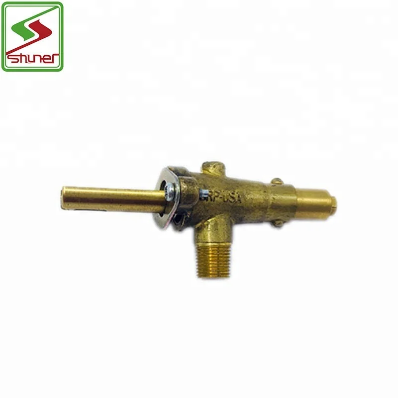 Single Way LPG NG Gas Safety Brass Valve For Stove/Gas Grill