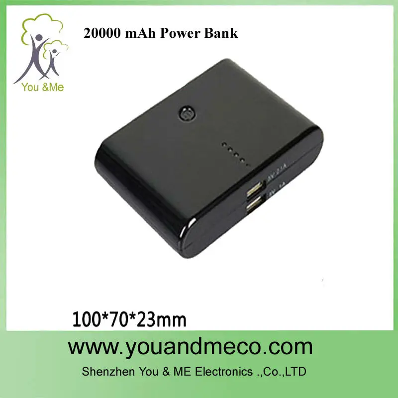 20000 мач 2 usb зарядное устройство внешних батарей банка пакет дляiphone/складывая/для samsung