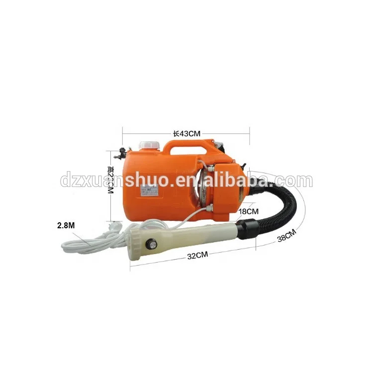 7L 1350W electric portable ulv fogger sprayer machine