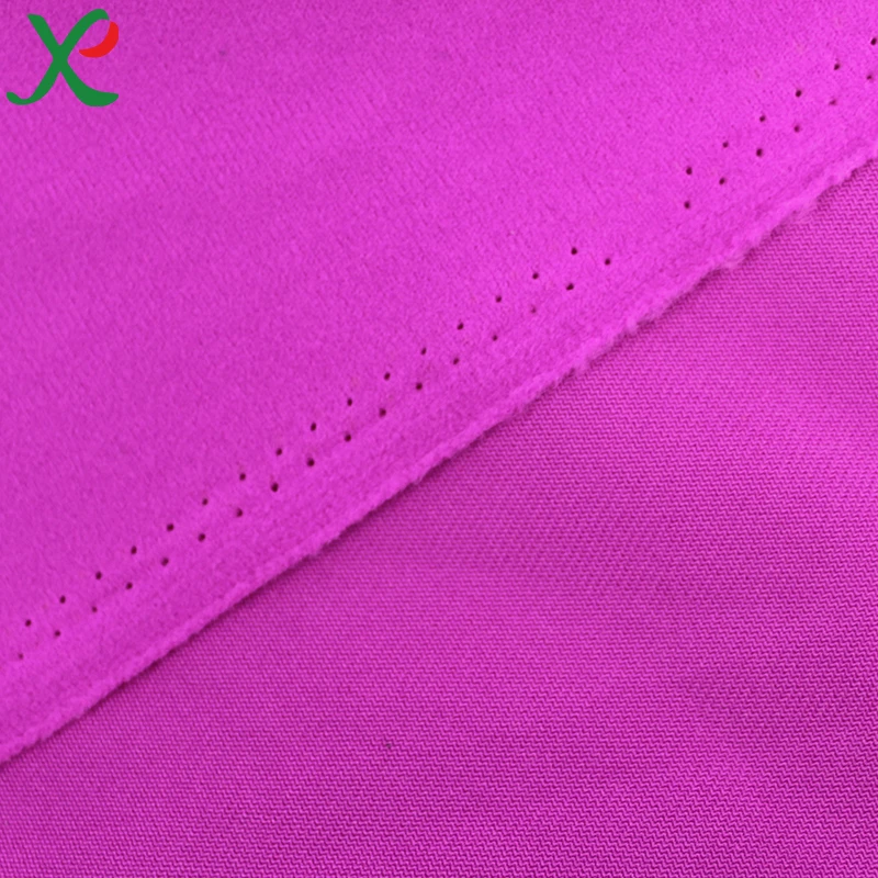 100% polyester microfiber Fabric imitated the cotton velvet fabric for coat sports towel fabric