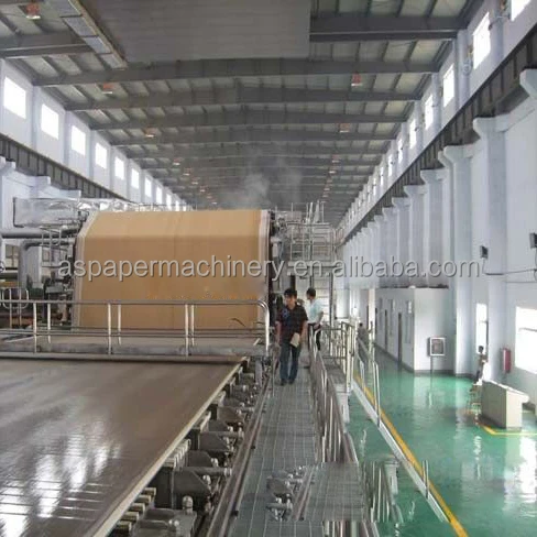 Small Rolling Kraft Paper Machine Production Line-mini corrugated cardboard line from machinery industrial manufacturer in China