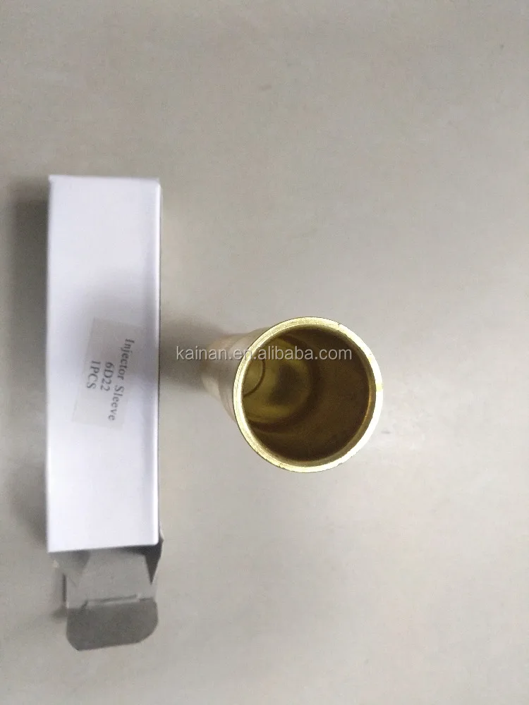 truck engine parts 6D22 copper fuel injector sleeve for mitsubishi