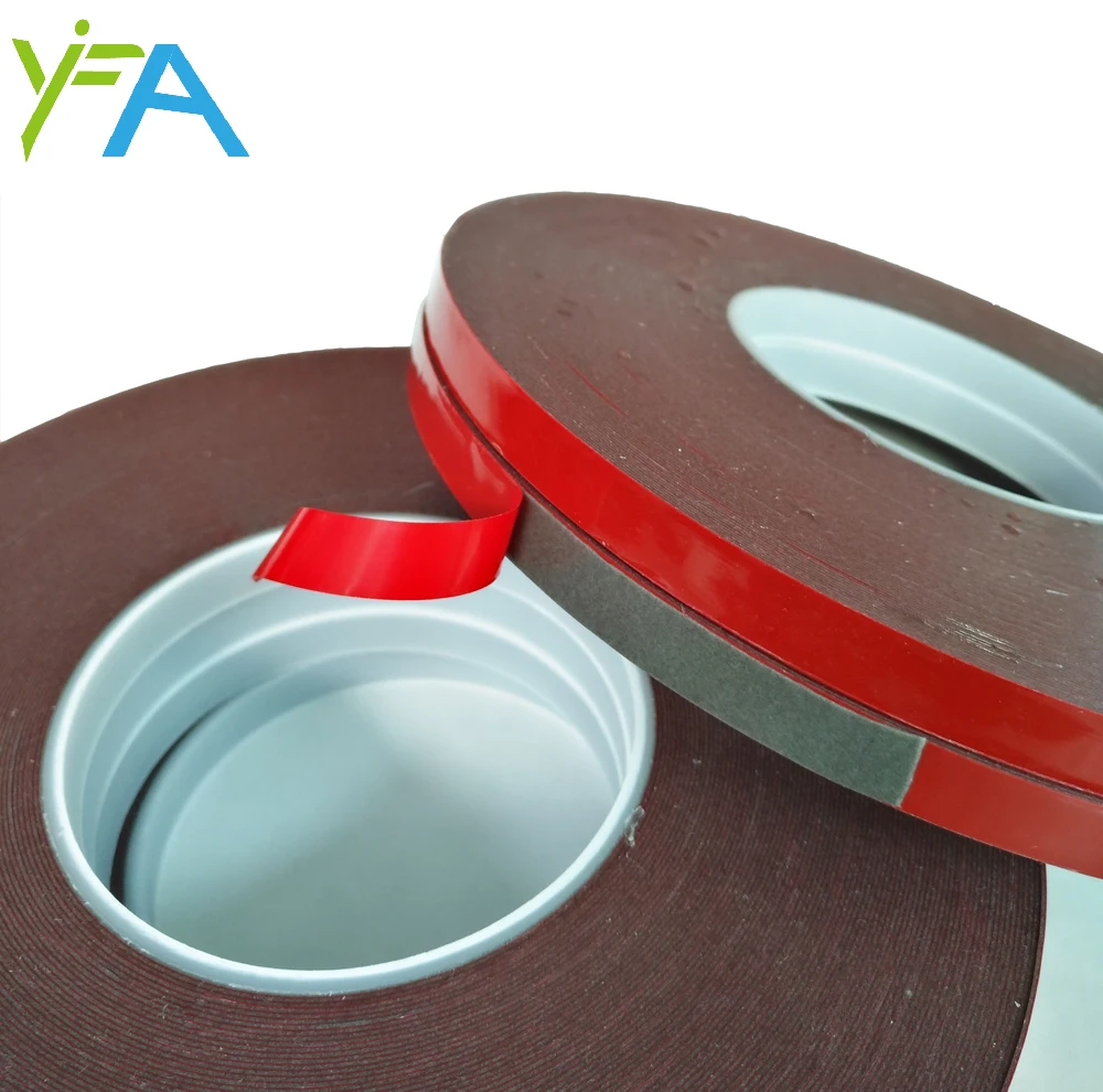 0.5mm 0.8mm 1mm 1.5mm 2mm acrylic foam tape double-sided acrylic foam tape