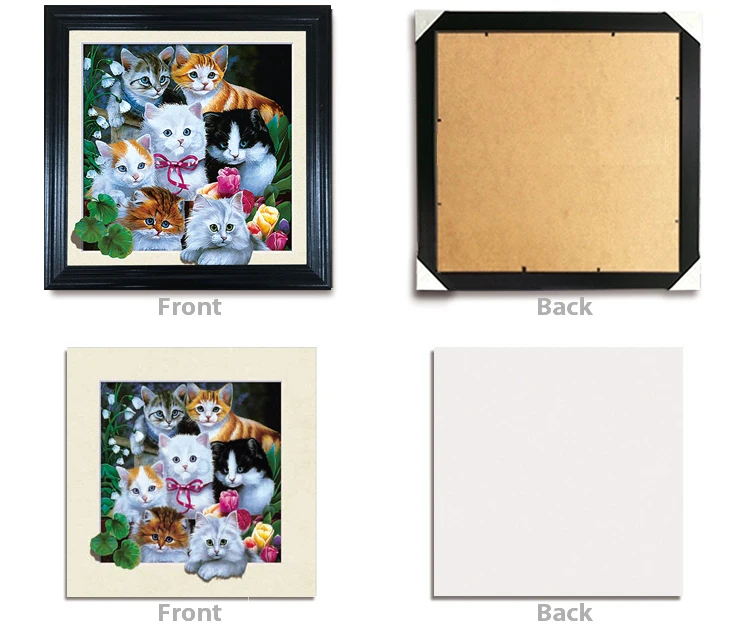 Lovely Dog and Cat 3D Lenticular Pictures 3D 5D Printing for Home Decoration