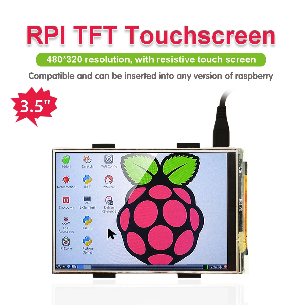 Keyestudio RPI TFT3.5 сенсорный экран для Raspberry Pi