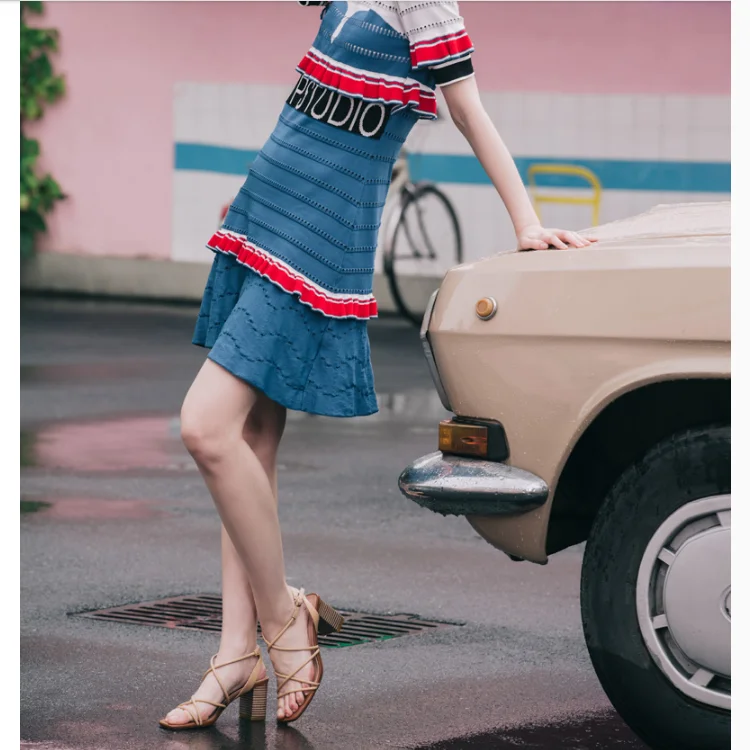 Nude Open Toe Middle Block Heel Cross Strap Dress Sandal Women Shoes