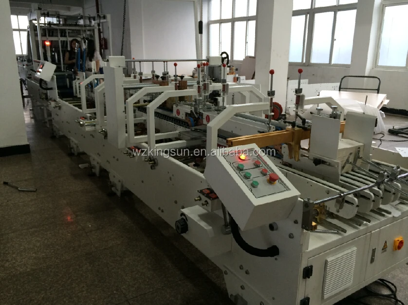GDHH-1300 pre-folding and bottom lock box three point automatic folder gluer machine