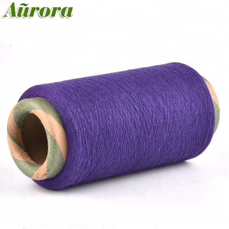 Конкурентоспособная цена, фиолетовая Регенерированная Смешанная хлопчатобумажная пряжа 16s/1 Ne16S