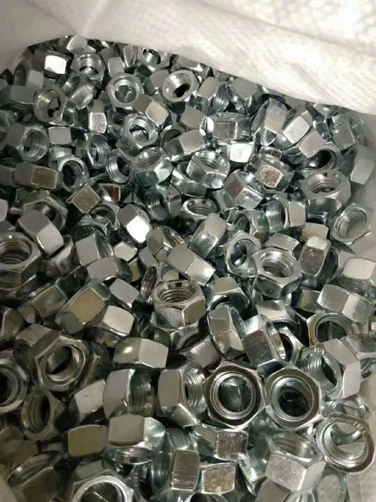 Низкая цена, шестигранная гайка из углеродистой стали M3 до M100 din934