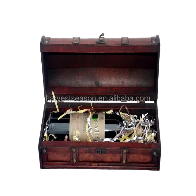 Роскошная винная коробка в античном стиле оптом