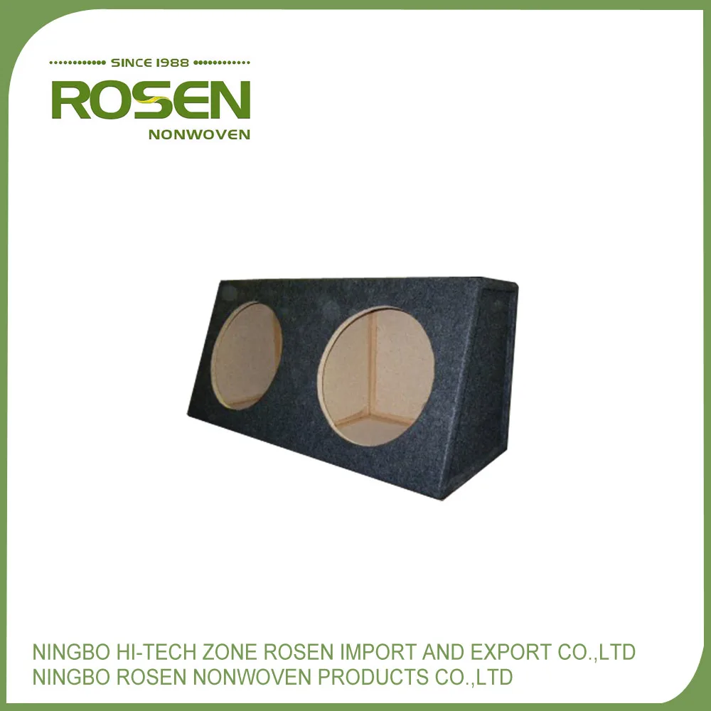 
RS NONWOVEN China manufacturer non woven fabric speaker box carpet underlay 