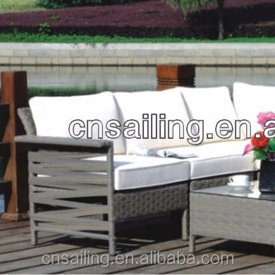 All Weather Wicker Rattan Outdoor Furniture Patio Furniture Rattan Sofa Set