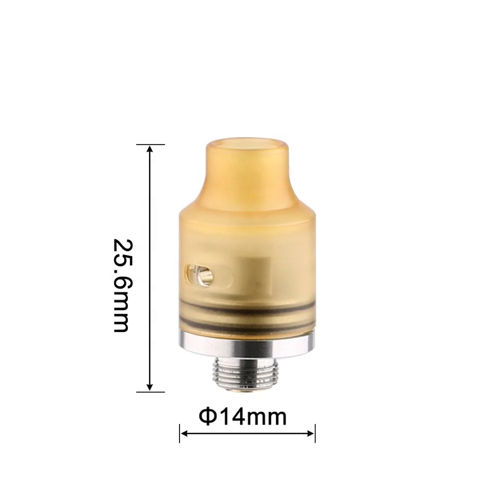 
Tiny RDA Tank with PEI drip tip PCTG drip tip E-cigarette Rebuildable Dripping Atomizer 